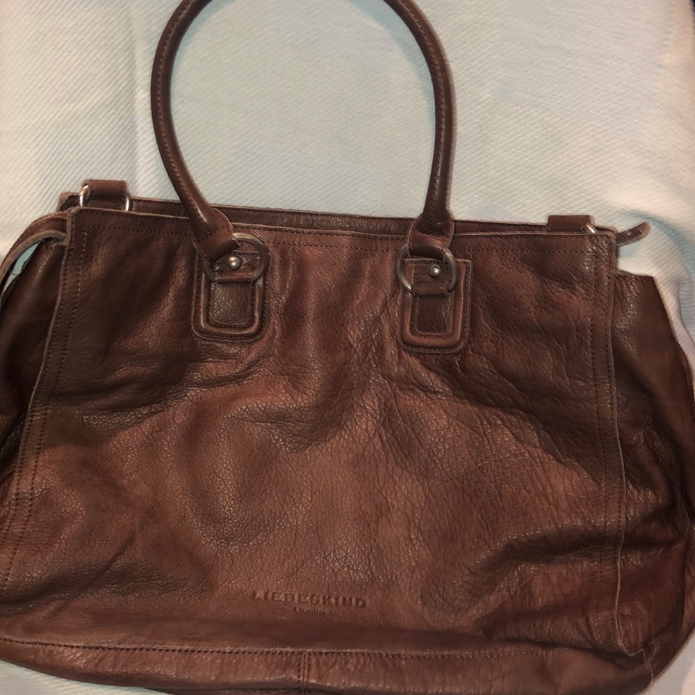 Liebeskind Berlin brown leather tote. New w/ tags
